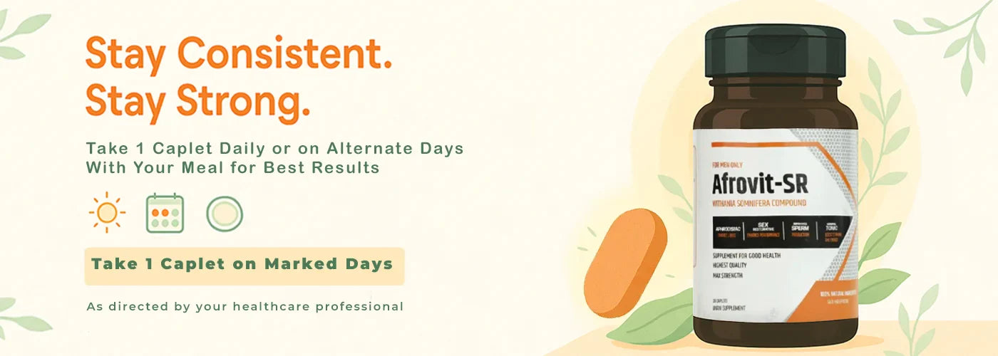 “Ashwagandha for Men’s Health: How Afrovit SR Boosts Vitality Naturally”