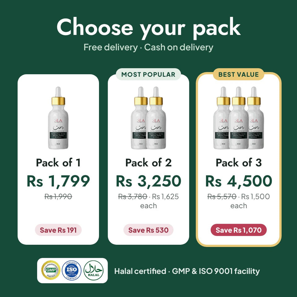 Pack prices with free delivery and cash on delivery